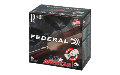FEFAA12HC8_1 Federal All-American 12ga 2-3/4″ 1-1/8oz #8 – 25 Rounds