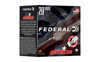 Federal All American 20 Gauge 7/8 oz #7.5 25/Box