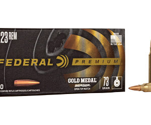 Federal Gold Medal Berger .223 Rem 73 gr BTHP – 20rd Box