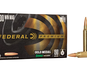 Federal Gold Medal .300 Win Mag 190gr MatchKing 20rd