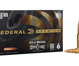 Federal Gold Medal CenterStrike .308 Win 168gr OTM 20/Box