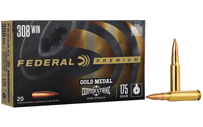 FEGM308OTM2_1 Federal Gold Medal CenterStrike .308 Win 175gr OTM 20/Box