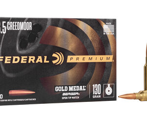 Federal Gold Medal 6.5 Creedmoor 130gr Berger Hybrid, 20rd
