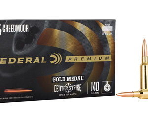 Federal Gold Medal CenterStrike 6.5 Creedmoor 140gr OTM