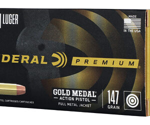 Federal Gold Medal Action Pistol 9mm 147gr FMJ – 50rd