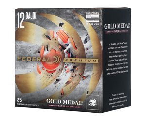 Federal Gold Medal Paper 12 Gauge 2-3/4in 1 oz #8 25/Box