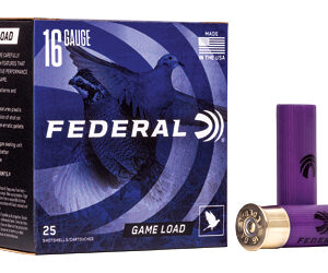 Federal Game-Shok Upland 16ga 2.75in 1oz #8 Shot, 25rd