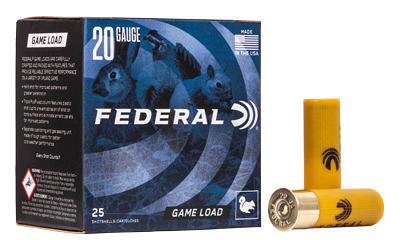 FEH2008BX_1 Federal Game-Shok 20 Gauge 2.75in #8 Shot 25rd