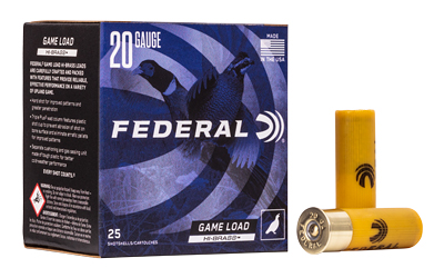 Federal Game-Shok Hi-Brass 20GA 2.75in 1oz #7.5 25rd
