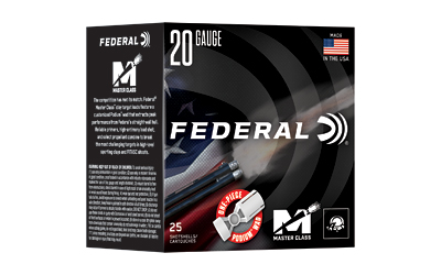 FEMC2248_1 Federal Master Class 20 Gauge 2-3/4″ 7/8 oz #8, 25/Box