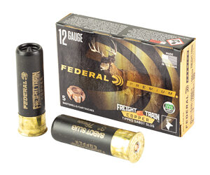 Federal Premium Freight Train 12ga 3in 300gr Sabot Slug 5/Box