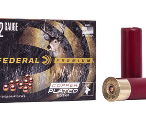 Federal Premium Vital-Shok 12ga 3″ #000 Buckshot 5rd Box