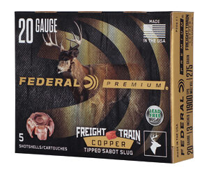 Federal Premium Freight Train 20GA 3in 275gr Sabot Slug, 5rd