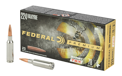 Federal Barnes TSX .224 Valkyrie 78 gr 20rd