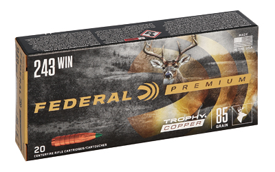 Federal Premium P243TC1 243 Win 85 gr Trophy Copper