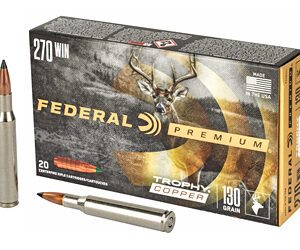 Federal Premium Trophy Copper .270 Win 130 gr – 20 rd