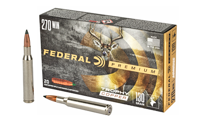 Federal Premium Trophy Copper .270 Win 130 gr – 20 rd