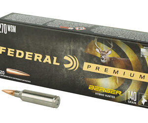 Federal Premium .270 WSM 140 gr Berger Hybrid Hunter – 20 ct