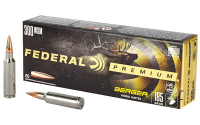 FEP300WSMBCH1_1 Federal Premium 300 WSM 185 gr Berger Hybrid Hunter, 20 Rd