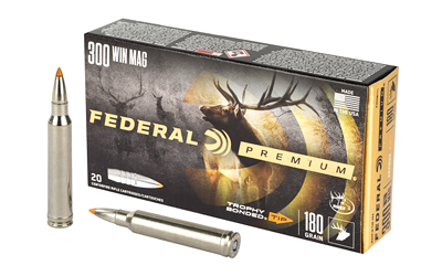 FEP300WTT1_1 Federal Premium .300 Win Mag 180gr Trophy Bonded Tip, 20rd