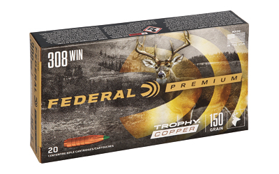 Federal Premium Trophy Copper .308 Win 150 gr – 20 rd