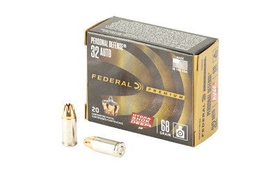 FEP32HSD1_1 Federal Hydra-Shok Deep .32 Auto 68gr JHP 20rd