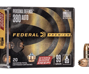 Federal Premium Hydra-Shok Deep .380 ACP 99 gr, 20 rd