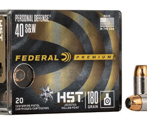 Federal Premium HST .40 S&W 180gr JHP 20rd
