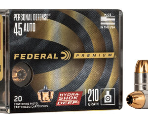 Federal Hydra-Shok Deep .45 ACP 210gr JHP 20rd