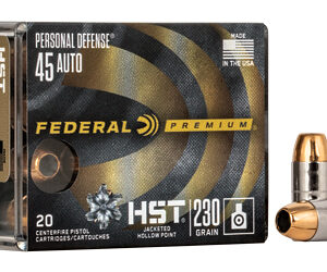 Federal HST 45 ACP 230 gr JHP 20rd