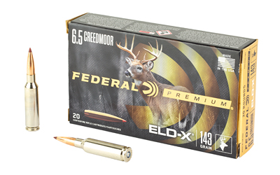 Federal Premium ELD-X 6.5 Creedmoor 143 gr – 20rd