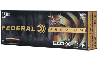 Federal Premium ELD-X 6.5 PRC 143gr — 20rd Box