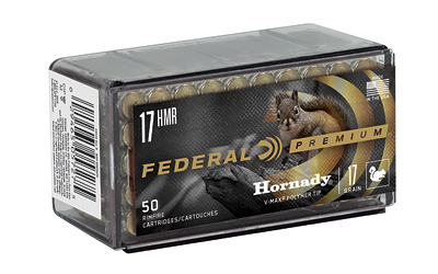 Federal Premium V-Shok 17 gr V-MAX Rimfire Ammo 50 ct