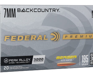 Federal Ammunition 7mm Backcountry 195gr – 20rd Box