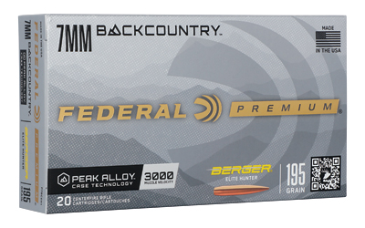 Federal Ammunition 7mm Backcountry 195gr – 20rd Box