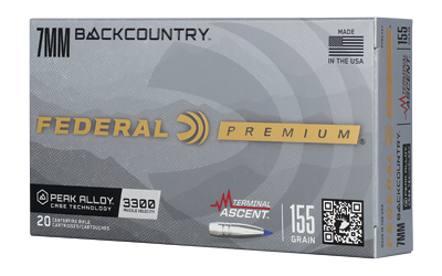 Federal Terminal Ascent 7mm BackCountry 155gr, 20rd Box