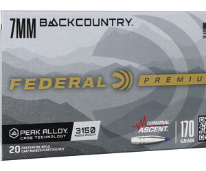 Federal Terminal Ascent 7mm Backcountry 170gr 20rd Box