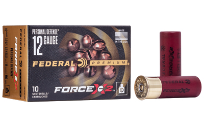 FEPD12FX200_1 Federal Force X2 12ga 2.75in 00 Buck 9-Pellet 10rd