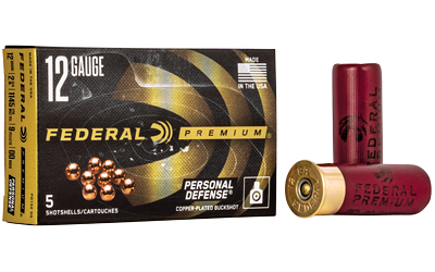 Federal Premium Personal Defense 12GA 2.75in 00 Buck 5rd