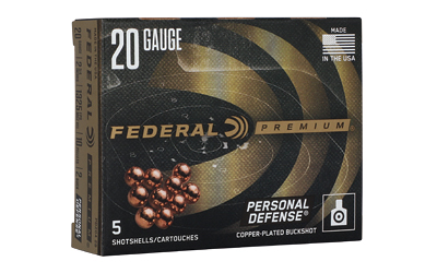 FEPD2042B_1 Federal Premium Personal Defense 20ga 2.75in 2 Buck, 5rd Box