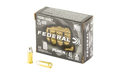 Federal Punch Personal Defense .25 ACP 45gr 20rd