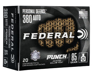 Federal Premium Punch 380 ACP 85gr JHP 20rd