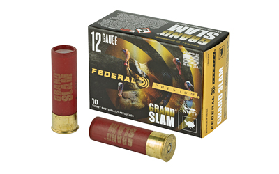 Federal Grand Slam 12ga 3″ 1-3/4oz #4 10rd