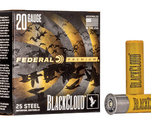 Federal Black Cloud FS 20ga 3in 1oz #2 Steel 25rd