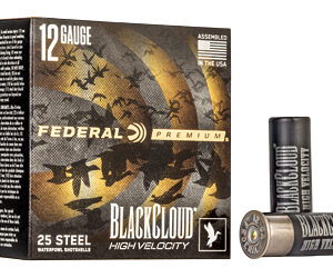 Federal Black Cloud FS Steel HV 12ga 3″ 1-1/8oz #3 – 25rd