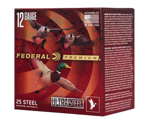 Federal Premium Ultra Steel 12ga 3″ 1-1/4oz #2 Steel Shot