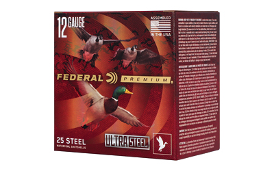 FEPWUX1422_1 Federal Premium Ultra Steel 12ga 3″ 1-1/4oz #2 Steel Shot