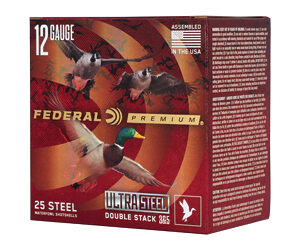 Federal Ultra Steel 12ga 3″ 1-1/4oz Steel Shot 25/Box