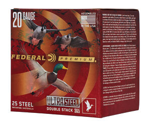 Federal Premium Ultra Steel 20 Gauge 3″ 1 oz 25rd
