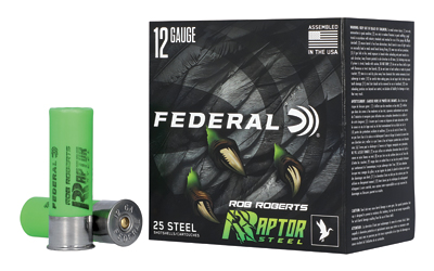 FERRS1384_1 FED RAPTOR STEEL 12GA 3″ 1.375OZ #4
